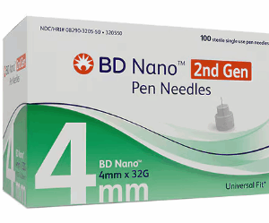 BD/Embecta Nano 2nd GEN 4 MM Pen Needles